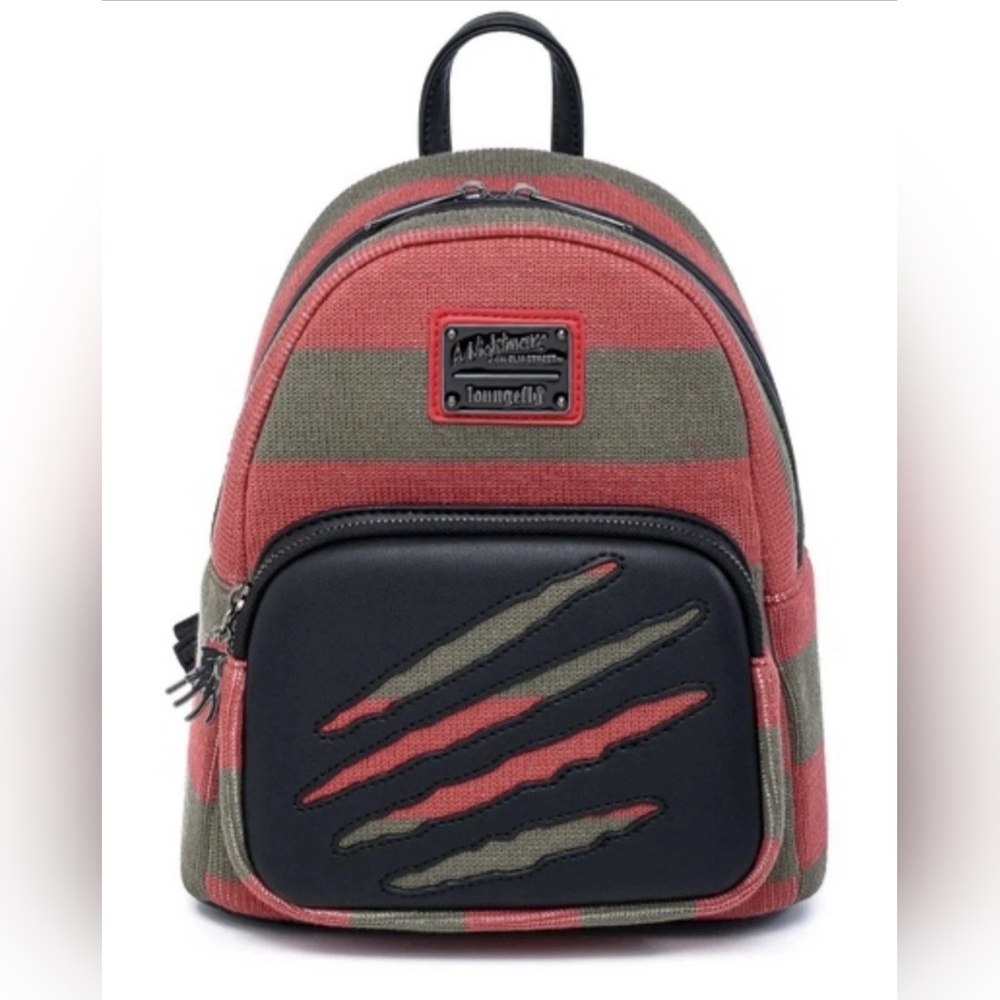 Loungefly Nightmare On Elm Street Freddy Krueger Sweater Mini Backpack